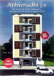 3 BHK 1200 Sq. ft Apartment for Sale in Narayana Nagar 3rd Block, Bangalore