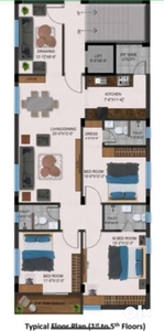 5 floor apartment for rent