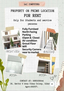 Property on Rent for Students/ Service man