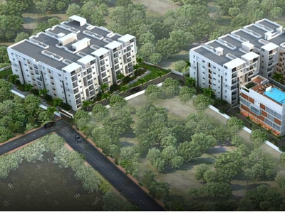975 sq ft 2 BHK 2T Apartment for sale at Rs 49.37 lacs in Nikhila Vivanta Central Court Annex in Mokila, Hyderabad