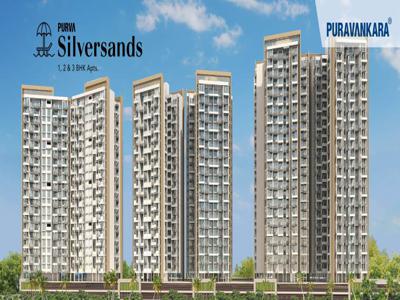 1000 sq ft 2 BHK 3T North facing Under Construction property Apartment for sale at Rs 65.00 lacs in Puravankara Silversands in Mundhwa, Pune