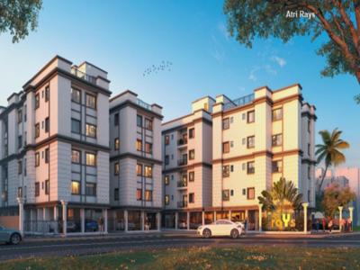 1009 sq ft 3 BHK 2T Apartment for sale at Rs 38.00 lacs in Atri Rays 1th floor in Narendrapur, Kolkata