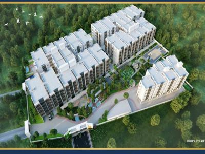 1035 sq ft 2 BHK 2T North facing Apartment for sale at Rs 77.63 lacs in Trudwellings Tru Windchimes in Bellandur, Bangalore