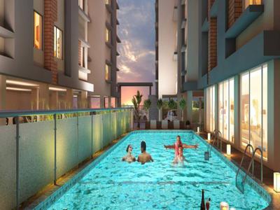 1036 sq ft 3 BHK Under Construction property Apartment for sale at Rs 25.90 lacs in Paradise Land Nirmala Breeze in Narendrapur, Kolkata