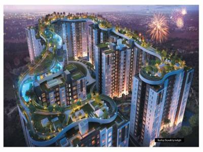 1105 sq ft 2 BHK 2T South facing Apartment for sale at Rs 60.32 lacs in Siddha Galaxia 6th floor in Rajarhat, Kolkata