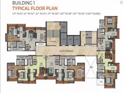 1122 sq ft 2 BHK 2T East facing Apartment for sale at Rs 65.43 lacs in Metro Paramount in Shil Phata, Mumbai