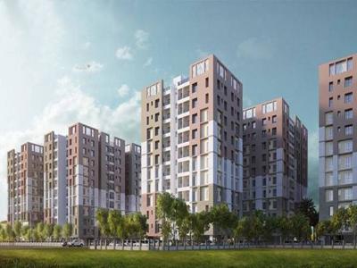 1160 sq ft 3 BHK 2T South facing Apartment for sale at Rs 48.72 lacs in Unimark Springfield 9th floor in Rajarhat, Kolkata