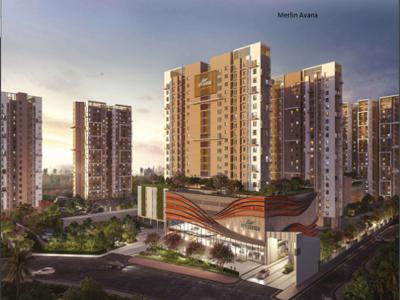 1189 sq ft 3 BHK 2T Apartment for sale at Rs 74.50 lacs in Merlin Avana 14th floor in Tollygunge, Kolkata