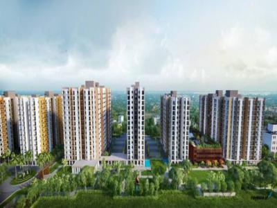 1215 sq ft 3 BHK 2T South facing Apartment for sale at Rs 60.30 lacs in Godrej Elevate At Godrej Se7en 6th floor in Joka, Kolkata