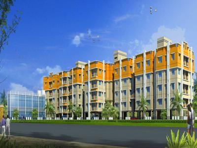 1240 sq ft 3 BHK 2T Apartment for sale at Rs 44.64 lacs in Royal Heaven Gateway in Narendrapur, Kolkata