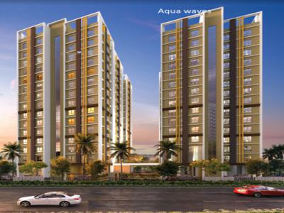 1306 sq ft 3 BHK 3T Under Construction property Apartment for sale at Rs 80.00 lacs in Natural Aqua Waves 11th floor in New Town, Kolkata