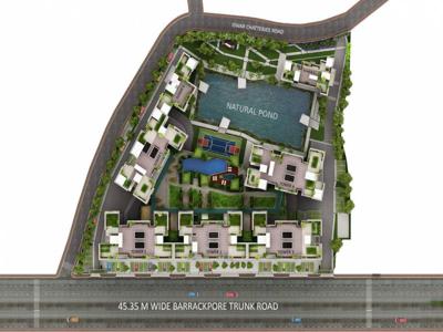 1338 sq ft 3 BHK 3T Apartment for sale at Rs 53.39 lacs in Merlin Maximus in Sodepur, Kolkata