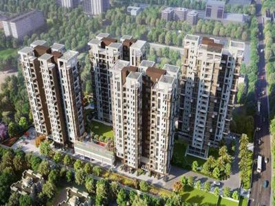 1361 sq ft 3 BHK 2T Apartment for sale at Rs 1.10 crore in Shivom Utopia 16th floor in Madurdaha Near Ruby Hospital On EM Bypass, Kolkata