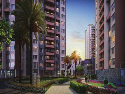 1380 sq ft 3 BHK 2T South facing Under Construction property Apartment for sale at Rs 67.62 lacs in Siddha Happyville in Rajarhat, Kolkata