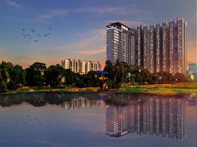 1421 sq ft 4 BHK 3T East facing Apartment for sale at Rs 1.19 crore in Merlin Eden Lake Ville Air in Baranagar, Kolkata