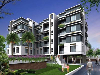 1445 sq ft 3 BHK 2T Apartment for sale at Rs 78.00 lacs in BG Char Chinar in Rajarhat, Kolkata