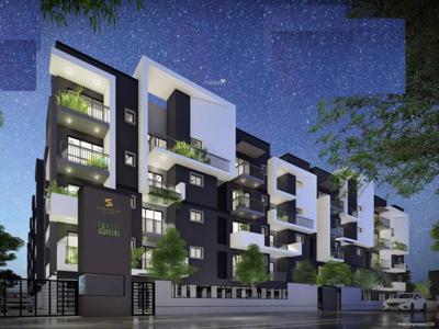 1459 sq ft 3 BHK 3T North facing Under Construction property Apartment for sale at Rs 99.00 lacs in Suraksha Tranquil Gardens in Hulimavu, Bangalore