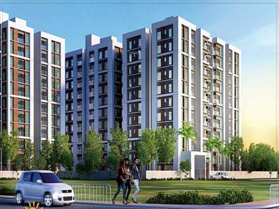 1673 sq ft 3 BHK 3T SouthEast facing Under Construction property Apartment for sale at Rs 75.29 lacs in Natural City Laketown 6th floor in Lake Town, Kolkata