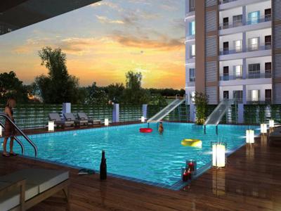 1700 sq ft 3 BHK Completed property Apartment for sale at Rs 1.44 crore in Kaypee Oriental Palms in Beliaghata, Kolkata
