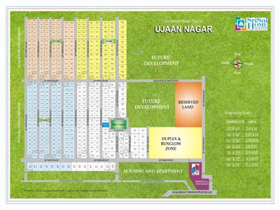 2160 sq ft NorthWest facing Plot for sale at Rs 20.56 lacs in Srisai Ujaan Nagar in New Town, Kolkata