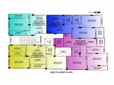 403 sq ft 1 BHK 1T South facing Launch property Apartment for sale at Rs 16.63 lacs in Phoenix Sargam Apartment in Chandannagar, Kolkata