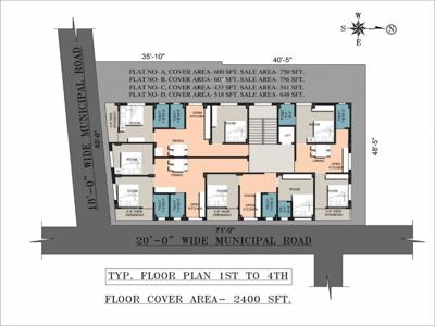 545 sq ft 2 BHK 2T East facing Apartment for sale at Rs 13.63 lacs in Project in Sheoraphuli, Kolkata