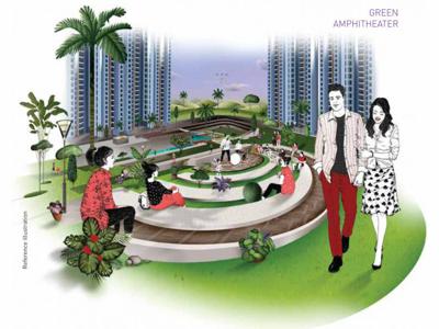 596 sq ft 2 BHK 2T Apartment for sale at Rs 56.00 lacs in Puraniks Abitante Fiore Phase 2A 19th floor in Bavdhan, Pune