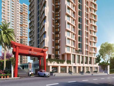 601 sq ft 2 BHK Apartment for sale at Rs 91.73 lacs in Puraniks Tokyo Bay Phase 2A in Thane West, Mumbai