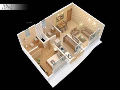 624 sq ft 1 BHK 1T Apartment for sale at Rs 1.31 crore in Vardhman Grandeur in Andheri West, Mumbai