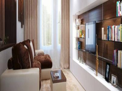 627 sq ft 2 BHK Completed property Apartment for sale at Rs 1.00 crore in DLH Ashoka in Thane West, Mumbai