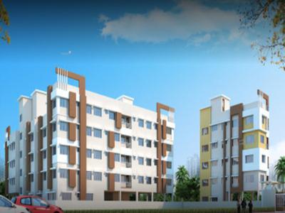 663 sq ft 2 BHK 2T South facing Apartment for sale at Rs 23.21 lacs in Neo Imperial 3th floor in Bansdroni, Kolkata
