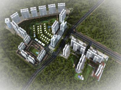 672 sq ft 1 BHK 1T East facing Apartment for sale at Rs 42.00 lacs in TCG The Cliff Garden Apartments in Hinjewadi, Pune
