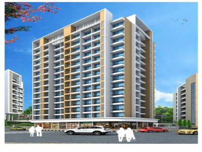 680 sq ft 1 BHK 1T NorthEast facing Apartment for sale at Rs 50.00 lacs in Krishna Orchid in Ulwe, Mumbai