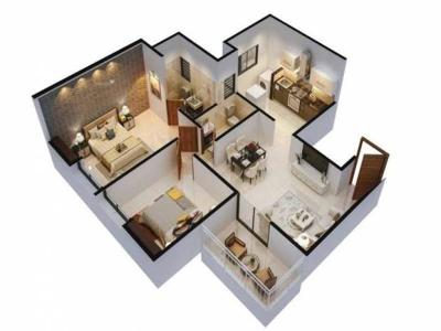685 sq ft 2 BHK 2T Apartment for sale at Rs 44.00 lacs in Manav Wildwoods Phase 1 in Wagholi, Pune