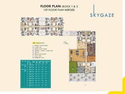 687 sq ft 2 BHK 2T SouthEast facing Apartment for sale at Rs 46.00 lacs in Merlin Skygaze in Chowhati, Kolkata
