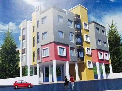 698 sq ft 2 BHK 2T South facing Apartment for sale at Rs 24.37 lacs in Uma Durga Abasan 3th floor in Rajarhat, Kolkata