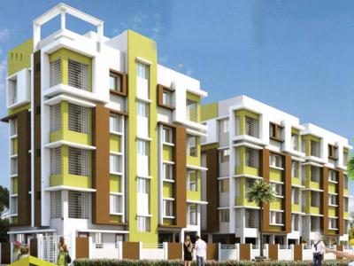 702 sq ft 2 BHK Under Construction property Apartment for sale at Rs 26.68 lacs in S S And S Aashray Manjula in Nayabad, Kolkata