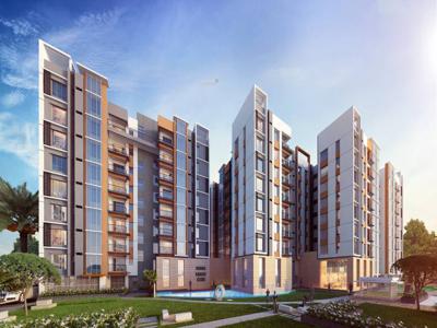707 sq ft 2 BHK 2T Under Construction property Apartment for sale at Rs 59.05 lacs in Loharuka URBAN GREENS PHASE II A & B 4th floor in Rajarhat, Kolkata