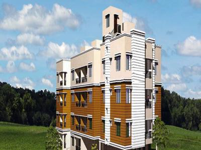 710 sq ft 2 BHK 2T Completed property Apartment for sale at Rs 19.88 lacs in SK Royal Ashiana in Uttarpara Kotrung, Kolkata