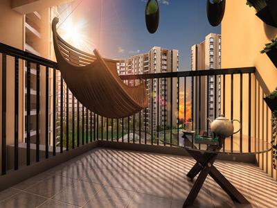 754 sq ft 3 BHK Under Construction property Apartment for sale at Rs 66.21 lacs in Pride Kingsbury Phase II in Lohegaon, Pune