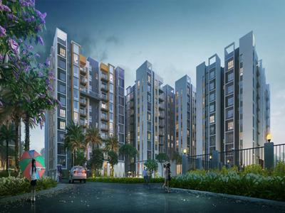 763 sq ft 2 BHK 2T SouthEast facing Completed property Apartment for sale at Rs 52.00 lacs in Project in Chinar Park, Kolkata