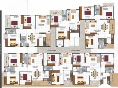765 sq ft 2 BHK 1T North facing Apartment for sale at Rs 24.48 lacs in Project in Electronic City Phase II, Bangalore