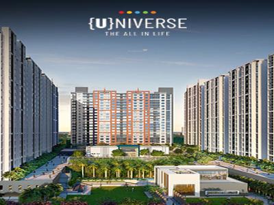 812 sq ft 2 BHK 2T East facing Apartment for sale at Rs 51.38 lacs in Kolte Patil Life Republic Sector R10 10th Avenue Universe Phase II in Mulshi, Pune
