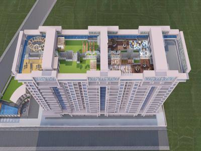 817 sq ft 2 BHK Apartment for sale at Rs 1.09 crore in Futuristic The Miracle in Pimple Saudagar, Pune