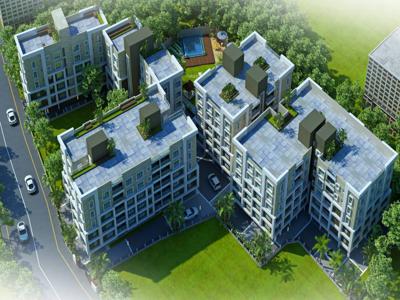 973 sq ft 2 BHK 2T Apartment for sale at Rs 56.00 lacs in The Banyan Tree Garden in Rajarhat, Kolkata