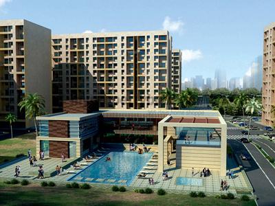 977 sq ft 2 BHK 2T East facing Apartment for sale at Rs 56.00 lacs in Kalpataru Serenity in Manjari, Pune