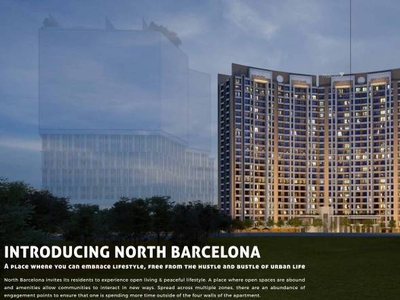 1024 sq ft 3 BHK Launch property Apartment for sale at Rs 1.80 crore in JP North Barcelona Wing D in Mira Road East, Mumbai