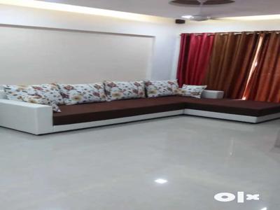 2bhk furnished flat available in near dmart Ghodbander road