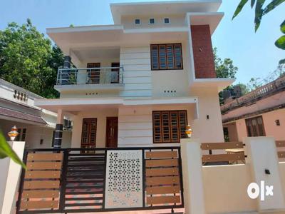 Kuruppampady town nearby 5 Cent, 1700 Sqft New house