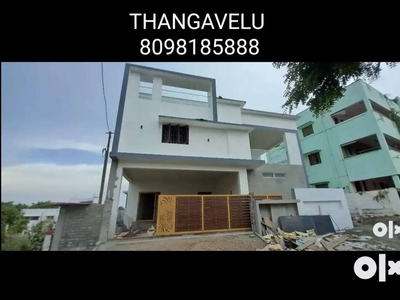 THANGAVELU SEMIFURNISED 3 BEDROOM NEW HOUSE FOR SALE- CHERAN MA NAGAR